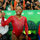 Simone Biles celebrates winning the gold medal in the Women’s Vault Final at the Rio de Janeiro Olympic Games on Aug. 14, 2016.
Alex Livesey/Getty Images